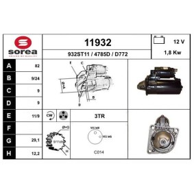 Köp Startmotor av EAI 11932 till det låga priset 1833,83 kr