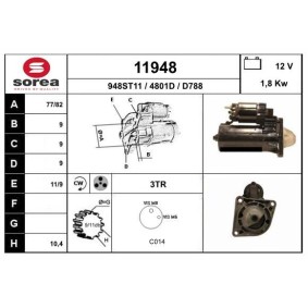 Köp Startmotor av EAI 11948 till det låga priset 1827,36 kr