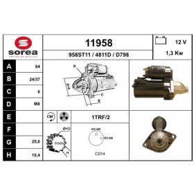 Köp Startmotor av EAI 11958 till det låga priset 1260,04 kr