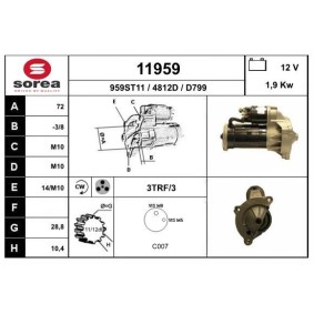 Köp Startmotor av EAI 11959 till det låga priset 1840,90 kr