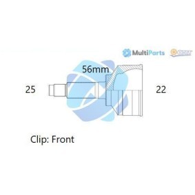 Comprar Juego de articulación, árbol de transmisión de ODM-MULTIPARTS 12-011733 a bajo precio de 46,57 €