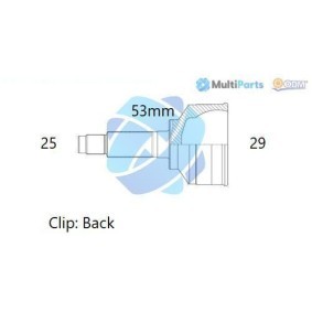 Comprar Juego de articulación, árbol de transmisión de ODM-MULTIPARTS 12-050425 a bajo precio de 66,26 €