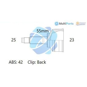 Comprar Juego de articulación, árbol de transmisión de ODM-MULTIPARTS 12-060152 a bajo precio de 42,96 €