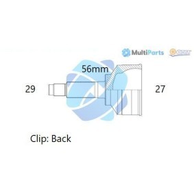 Comprar Juego de articulación, árbol de transmisión de ODM-MULTIPARTS 12-060165 a bajo precio de 41,83 €
