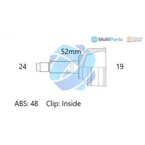 Comprar Juego de articulación, árbol de transmisión de ODM-MULTIPARTS 12-310568 a bajo precio de 50,16 €