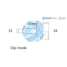 Comprar Juego de articulación, árbol de transmisión de ODM-MULTIPARTS 12-351499 a bajo precio de 51,95 €
