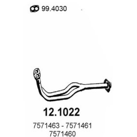 Abgasrohr 12.1022