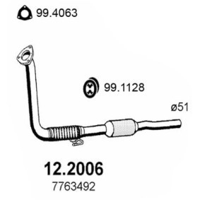 Achetez des Silencieux avant ASSO 12.2006 à prix pour 127,15 €