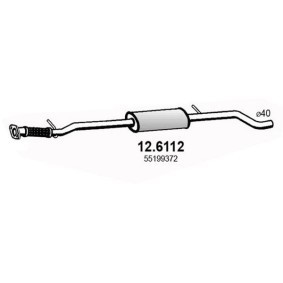 Achetez des Silencieux intermédiaire ASSO 12.6112 à prix pour 232,55 €