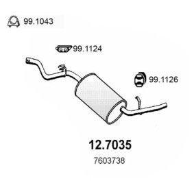 Endschalldämpfer 12.7035