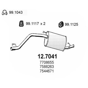 Endschalldämpfer 12.7041