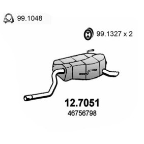 Endschalldämpfer 12.7051 von ASSO günstig für 170,75 € online kaufen