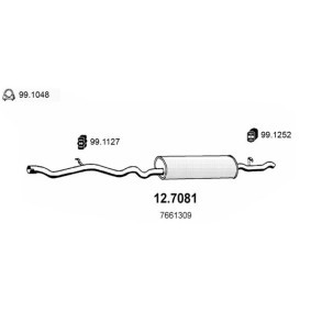 Endschalldämpfer 12.7081