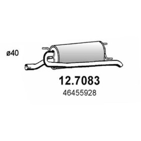 Endschalldämpfer 12.7083 FIAT PALIO von ASSO