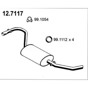 FIAT Endschalldämpfer von ASSO