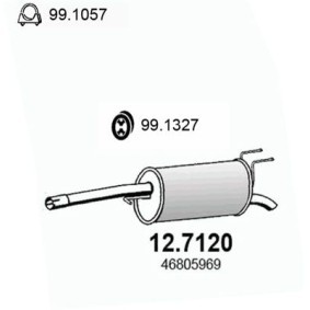 Endschalldämpfer 12.7120 von ASSO günstig für 185,35 € online kaufen