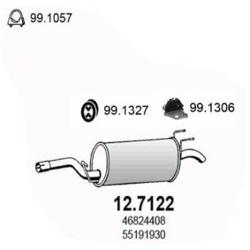 Endschalldämpfer 12.7122 von ASSO günstig für 203,30 € online kaufen