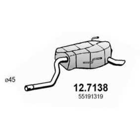 Endschalldämpfer 12.7138 von ASSO günstig für 144,51 € online kaufen