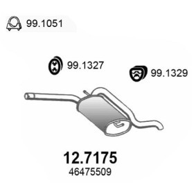 Endschalldämpfer 12.7175