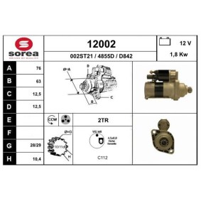 Köp Startmotor av EAI 12002 till det låga priset 1750,79 kr