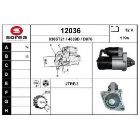Köp Startmotor av EAI 12036 till det låga priset 2213,04 kr