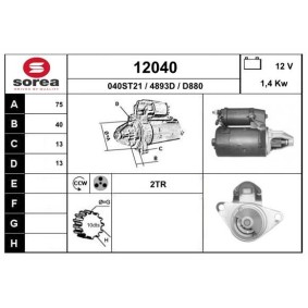 Köp Startmotor av EAI 12040 till det låga priset 2123,86 kr