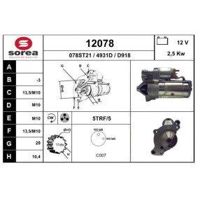 Köp Startmotor av EAI 12078 till det låga priset 2324,00 kr