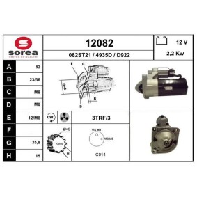 Köp Startmotor av EAI 12082 till det låga priset 2452,32 kr