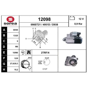 Köp Startmotor av EAI 12098 till det låga priset 1764,98 kr