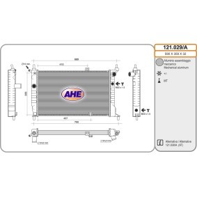 Acquista Radiatore motore da AHE 121.029/A a buon mercato per soli 96,05 €