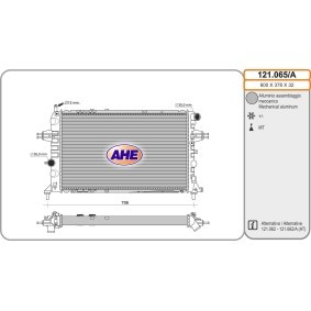 Acquista Radiatore motore da AHE 121.065/A a buon mercato per soli 111,06 €