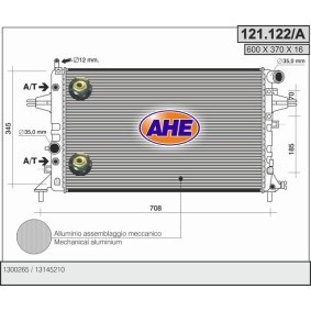 Kjøp Radiator, motorkjøling av AHE 121.122/A til den lave prisen 1163,45 NOK