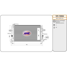 Acquista Radiatore motore da AHE 121.123/A a buon mercato per soli 112,52 €