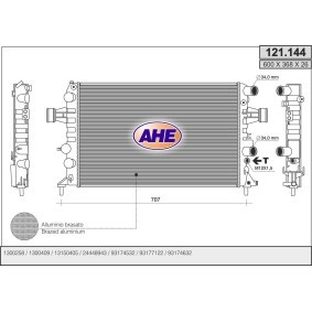 Acquista Radiatore motore da AHE 121.144 a buon mercato per soli 102,67 €