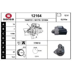 Köp Startmotor av EAI 12164 till det låga priset 2521,62 kr