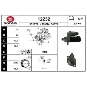Köp Startmotor av EAI 12232 till det låga priset 2004,90 kr