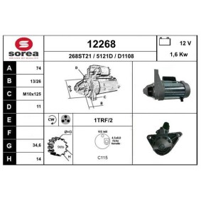 Köp Startmotor av EAI 12268 till det låga priset 3278,10 kr