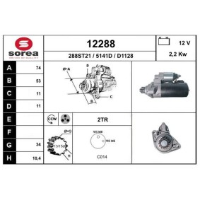 Köp Startmotor av EAI 12288 till det låga priset 2822,88 kr