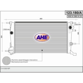 Achetez des Radiateur du moteur AHE 123.180/A à prix pour 172,47 €