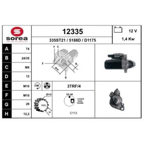 Köp Startmotor av EAI 12335 till det låga priset 3022,40 kr