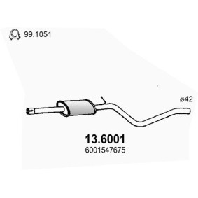 Køb Mellempotte af ASSO 13.6001 til den lave pris 1192,89 DKK