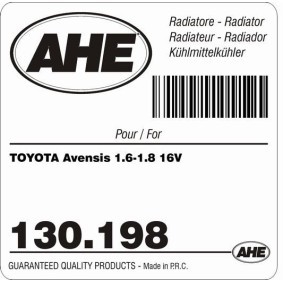 Achetez des Radiateur du moteur AHE 130.198 à prix pour 143,71 €