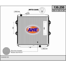 Achetez des Radiateur du moteur AHE 130.250 à prix pour 209,52 €