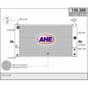 Achetez des Radiateur du moteur AHE 130.308 à prix pour 237,59 €