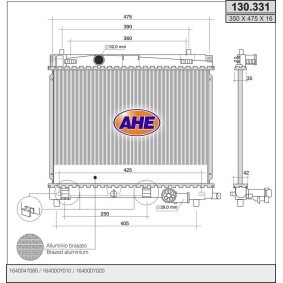 Achetez des Radiateur du moteur AHE 130.331 à prix pour 201,06 €