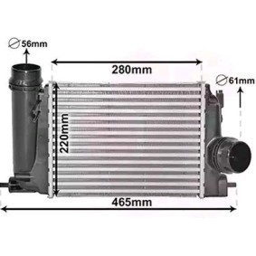 Kjøp Intercooler av VAN WEZEL 13014703 til den lave prisen 1684,06 NOK