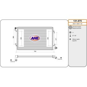 Acquista Radiatore motore da AHE 131.075 a buon mercato per soli 153,79 €