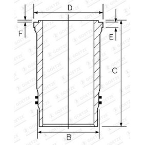 Zylinderlaufbuchse 14-501000-00