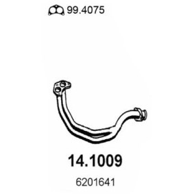 Auspuffrohre des Herstellers ASSO - Originalware Artikelnummer: 14.1009