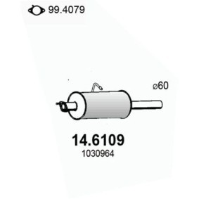 Mittelschalldämpfer 14.6109